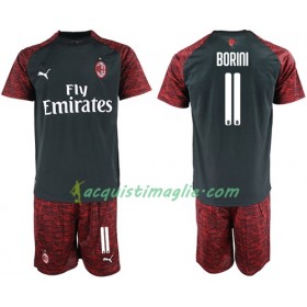 Divisa di Calcio AC Milan Borini 11 Bambino Terza 2018/2019